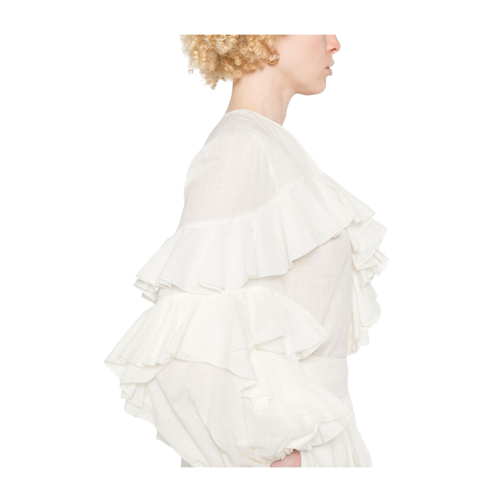 Ivory White Blouse