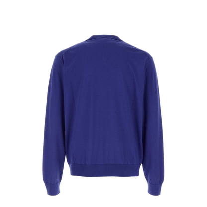 MAYFEYR - Versace - Blue Silk Blend Sweater - 10221411A122731UO40