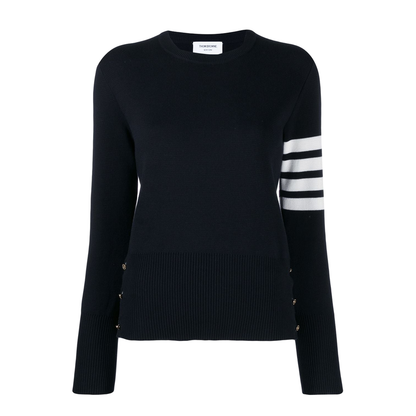 Thom Browne 4-Bar Milano Stitch Jumper