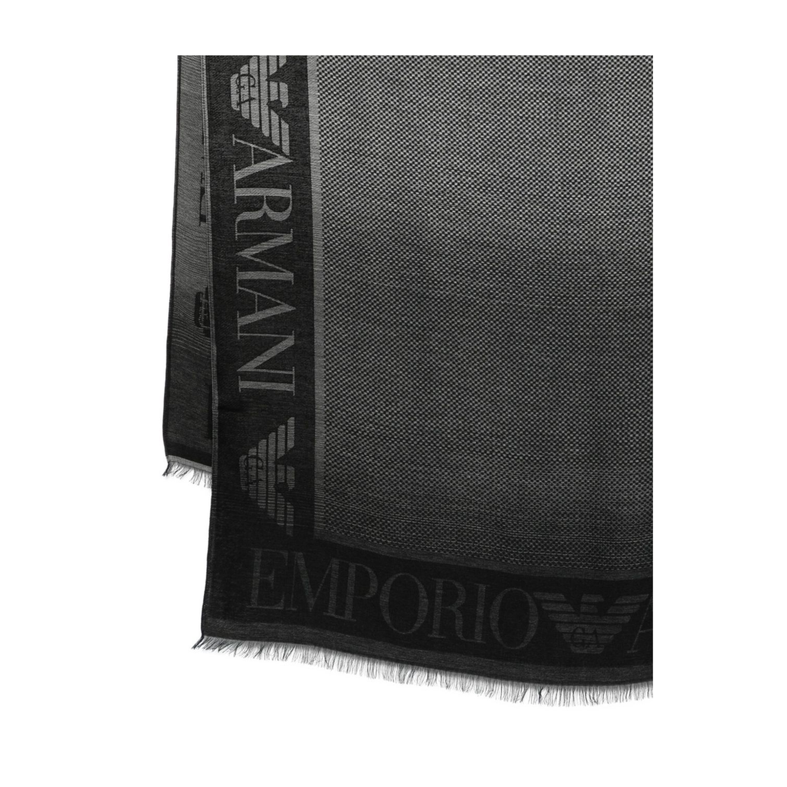 Black Logo Pattern Bag