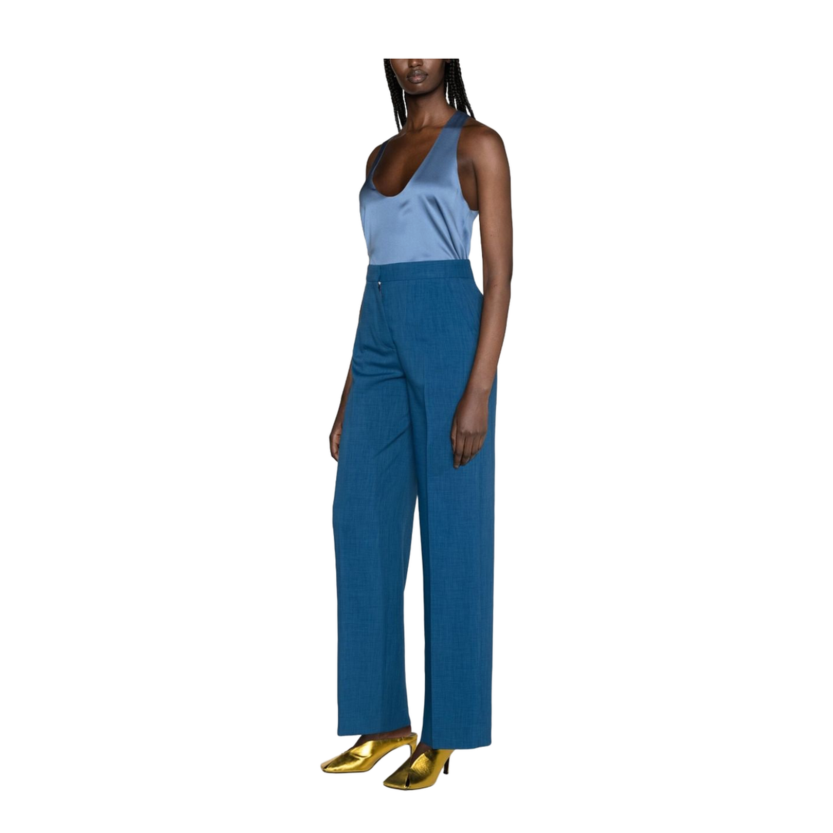 Tailored Melange Trousers