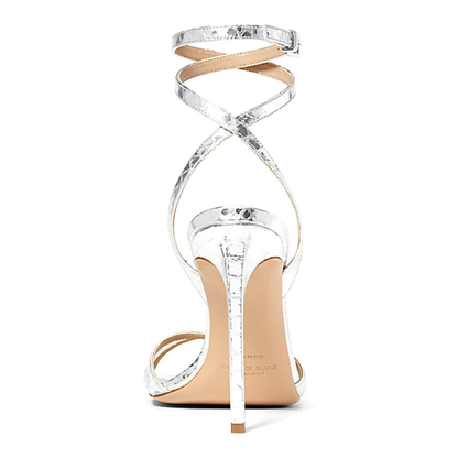 MAYFEYR - MICHAEL KORS - Sandalo 40 Argento Pelle - 46S4HRHA2M40