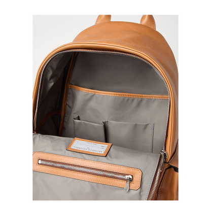 Travel Backpack in Cognac