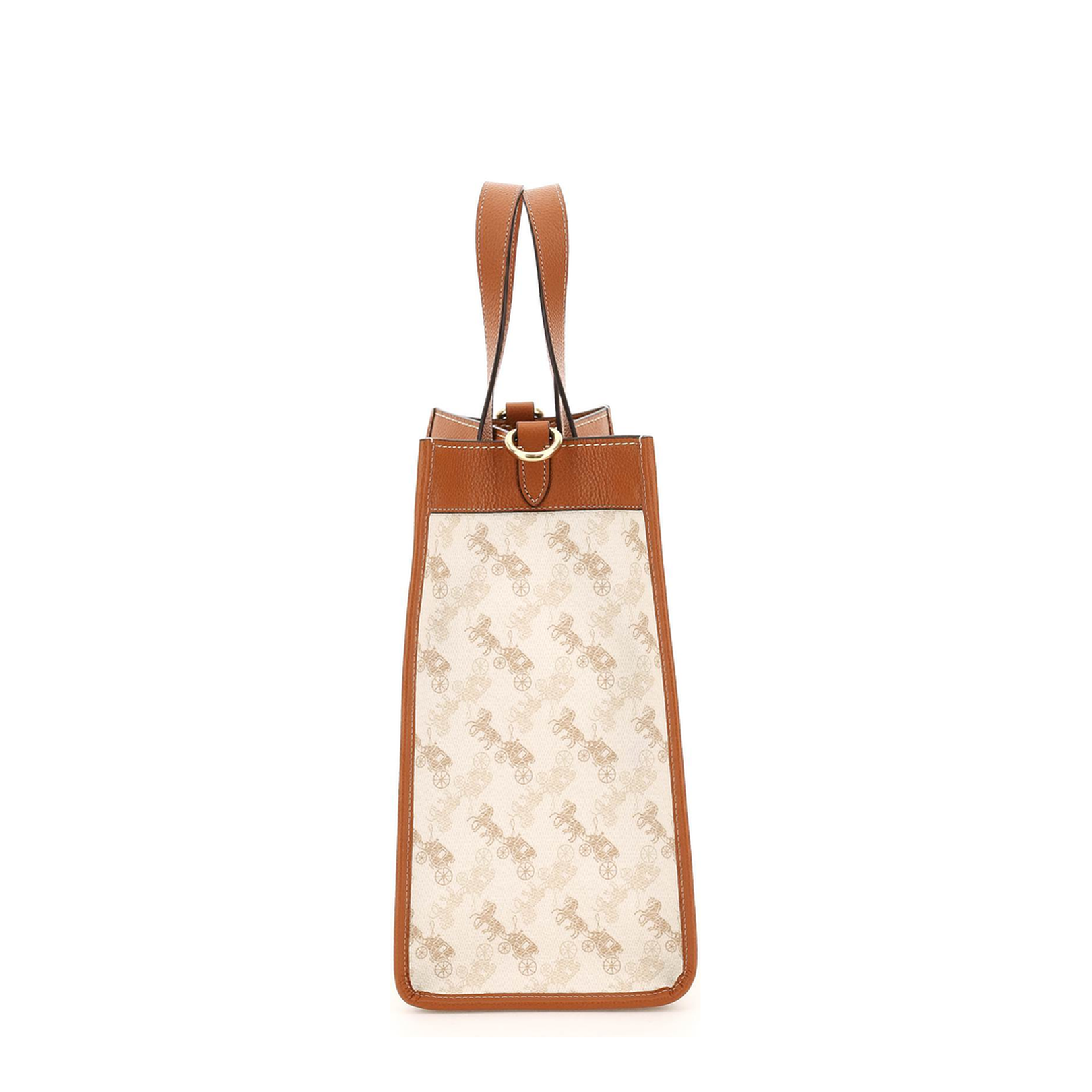 Field Tote with Horse and Carriage Print