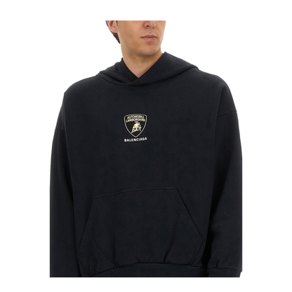Hoodie with Lamborghini Shield Motif