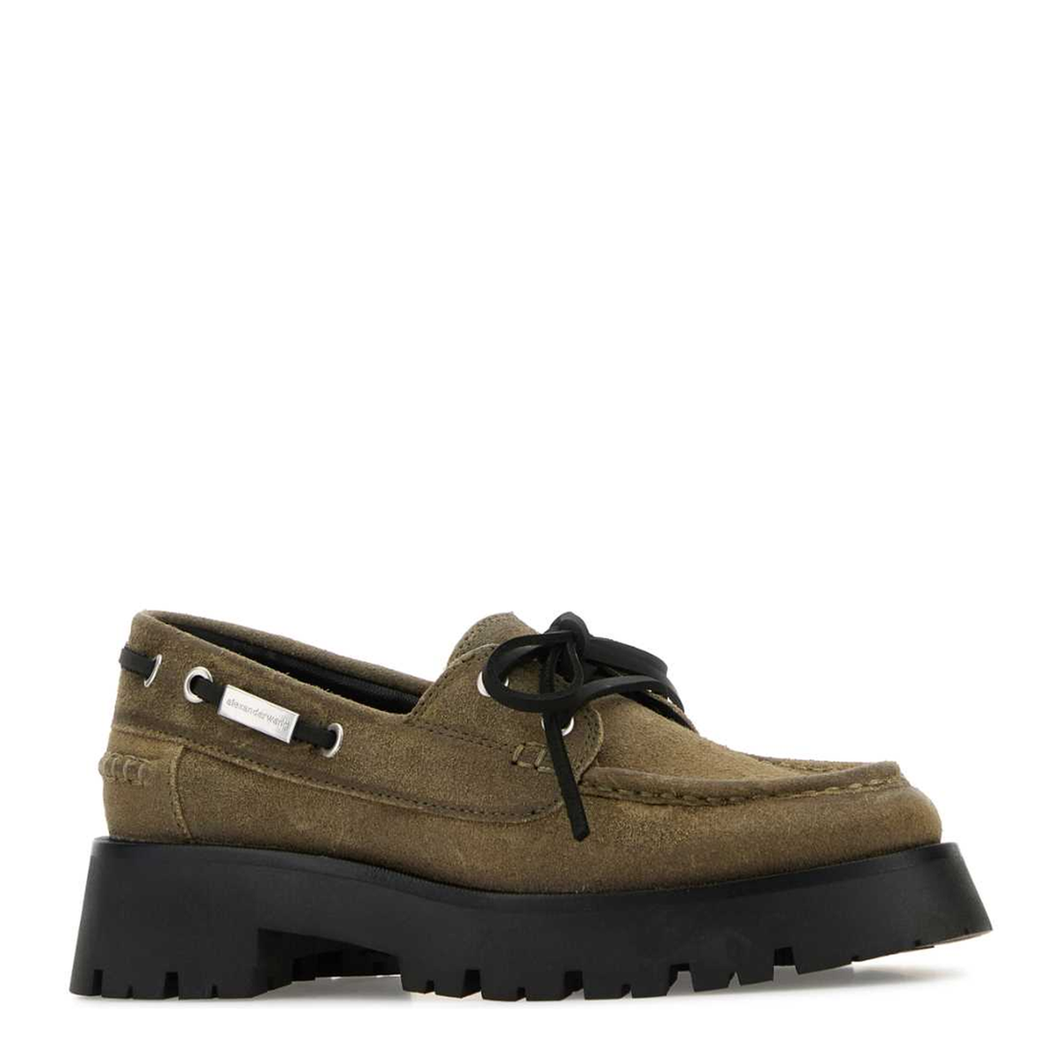 MAYFEYR - Alexander Wang - Khaki Suede Carson Loafers - 30325F004105