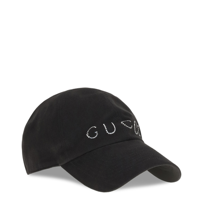MAYFEYR - Gucci - Rhinestone Logo Baseball Cap - A005HY3HBNR1000