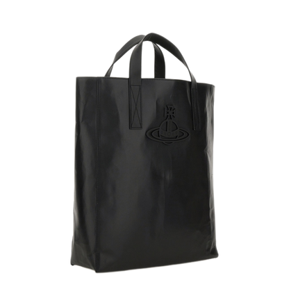 Sarah Medium Cow Leather Tote - Black