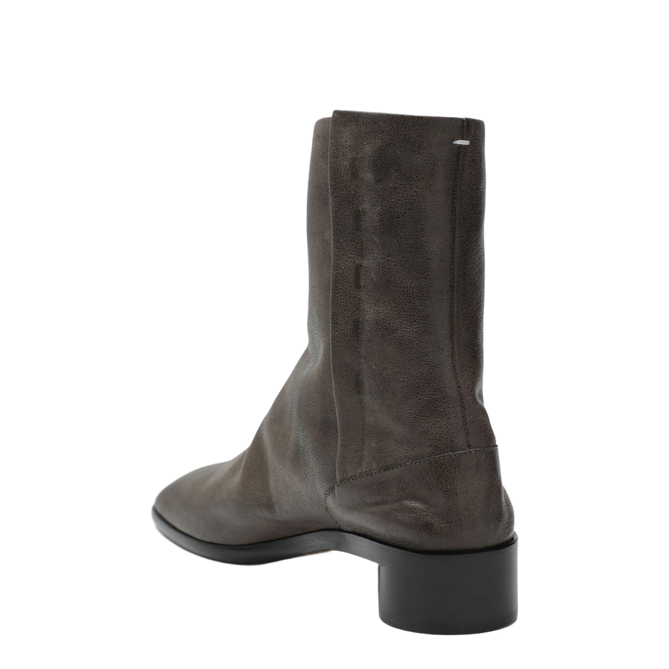 Tabi Ankle Boot in Brown Leather
