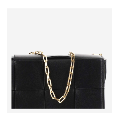 Cassette Leather Clutch Bags - Black
