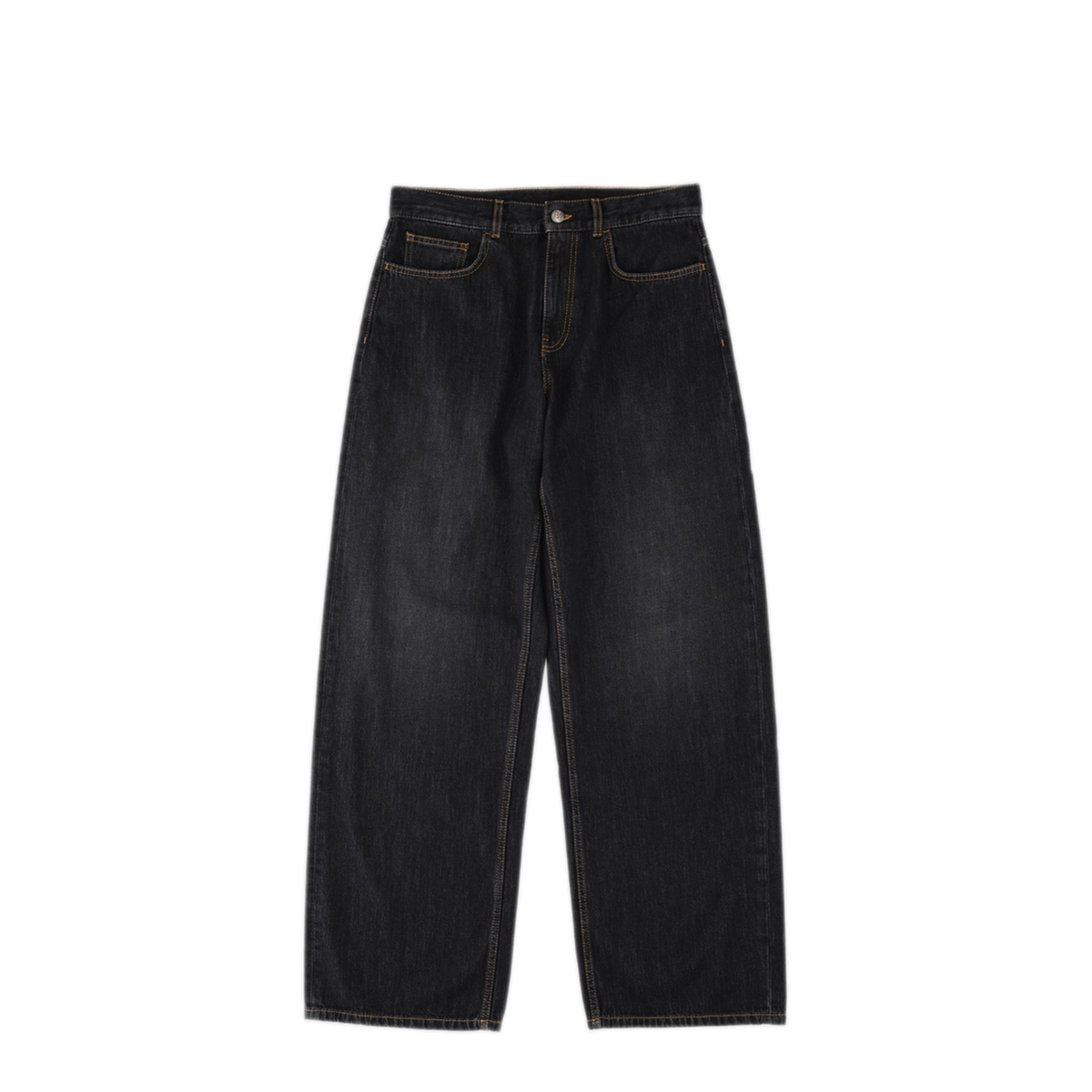 MAYFEYR - Palm Angels - Curved Logo Loose 5 Pockets Trousers - PAMYA001DN0011313