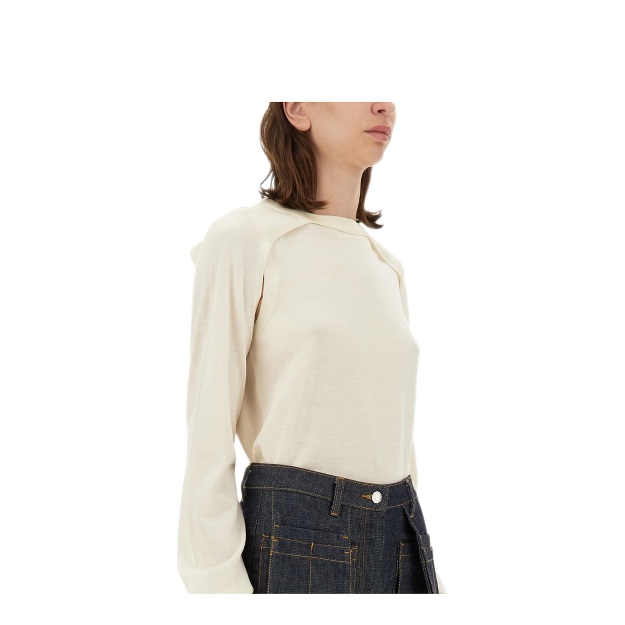 MAYFEYR - HELMUT LANG - Wool Jersey Sweater - O04HW707C05