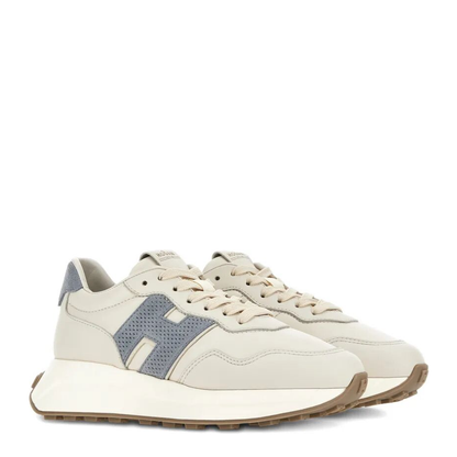 MAYFEYR - Hogan - Smooth Leather Sneakers With Suede - HXW6410EH4PUY9