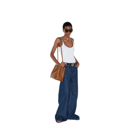 MAYFEYR - Gucci - Wide Leg Denim Trousers - 812268XDC5F4100