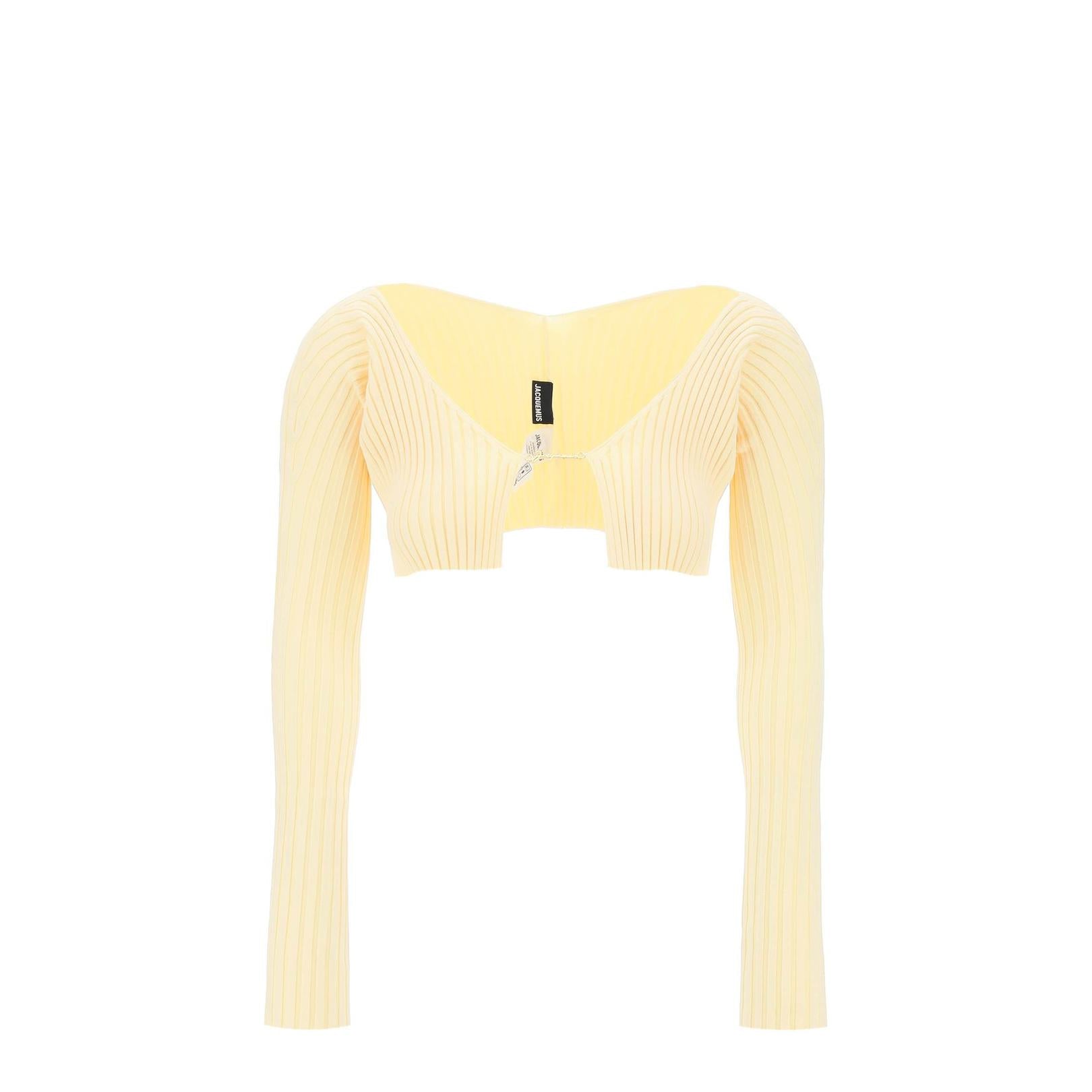 Jacquemus la maille pralù micro cardigan