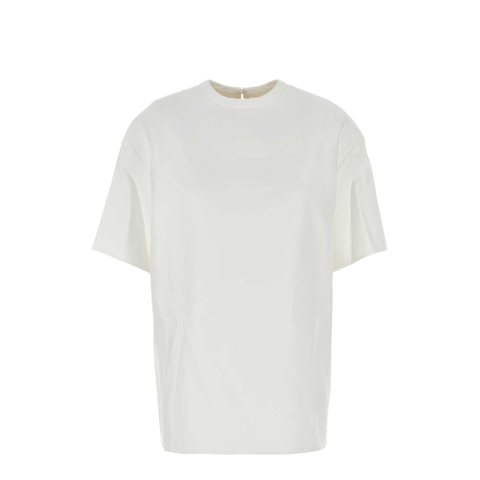 Cotton Blend Mid-Sleeve Top