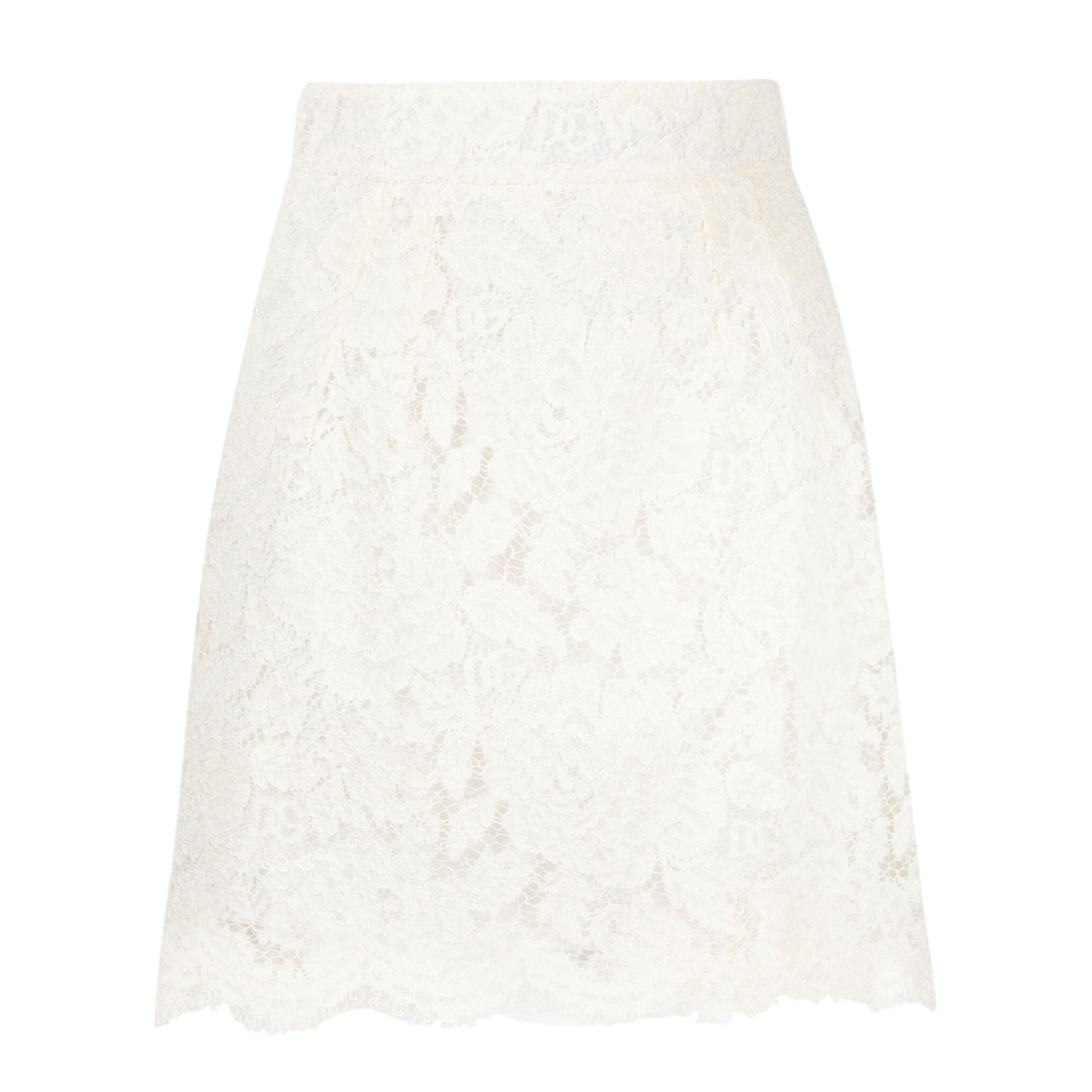 Floral Lace Detail Miniskirt
