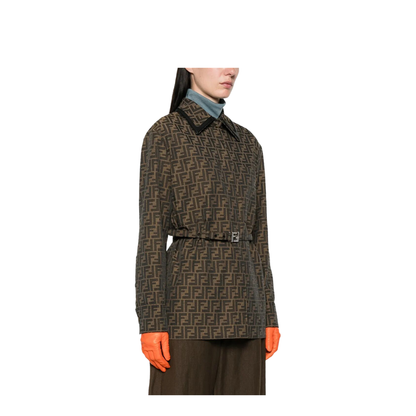 MAYFEYR - Fendi - Jacquard Canvas Shirt Jacket - FJ7564A5W3