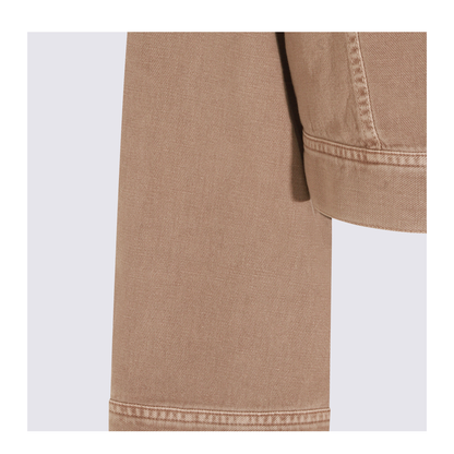 Women's Cropped Jackets Brown
