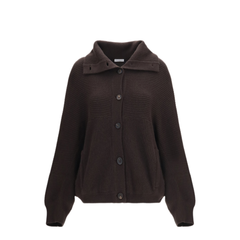 High Neck Cashmere Cardigan