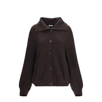 MAYFEYR - Brunello Cucinelli - High Neck Cashmere Cardigan - M12749406C9792