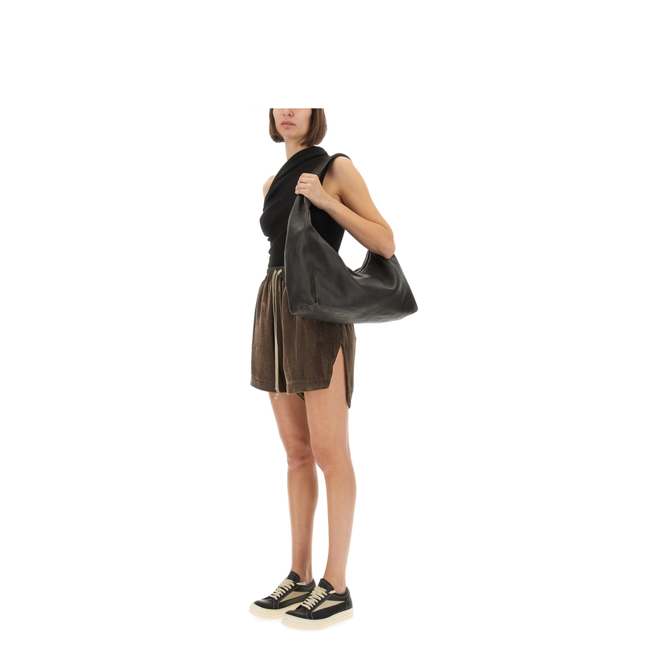Viscose and Cupro Shorts