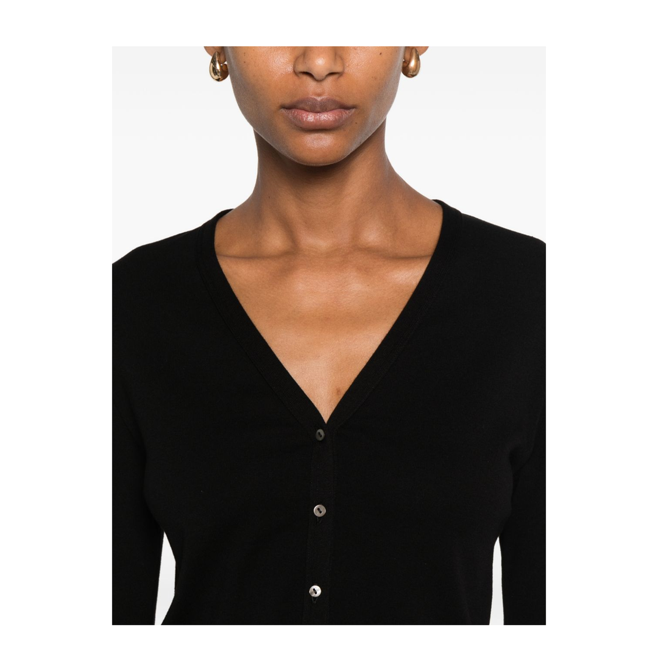 MAYFEYR - The Row - Creps V-Necked Sweater - 10982K775BLK