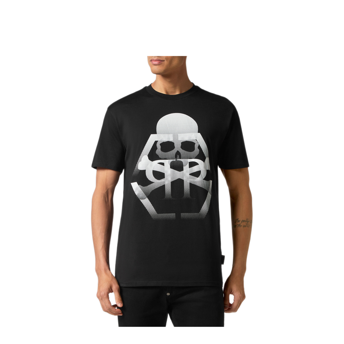 MAYFEYR - PHILIPP PLEIN - Black T Shirt - FACCMTK6399PJY002NBLACK