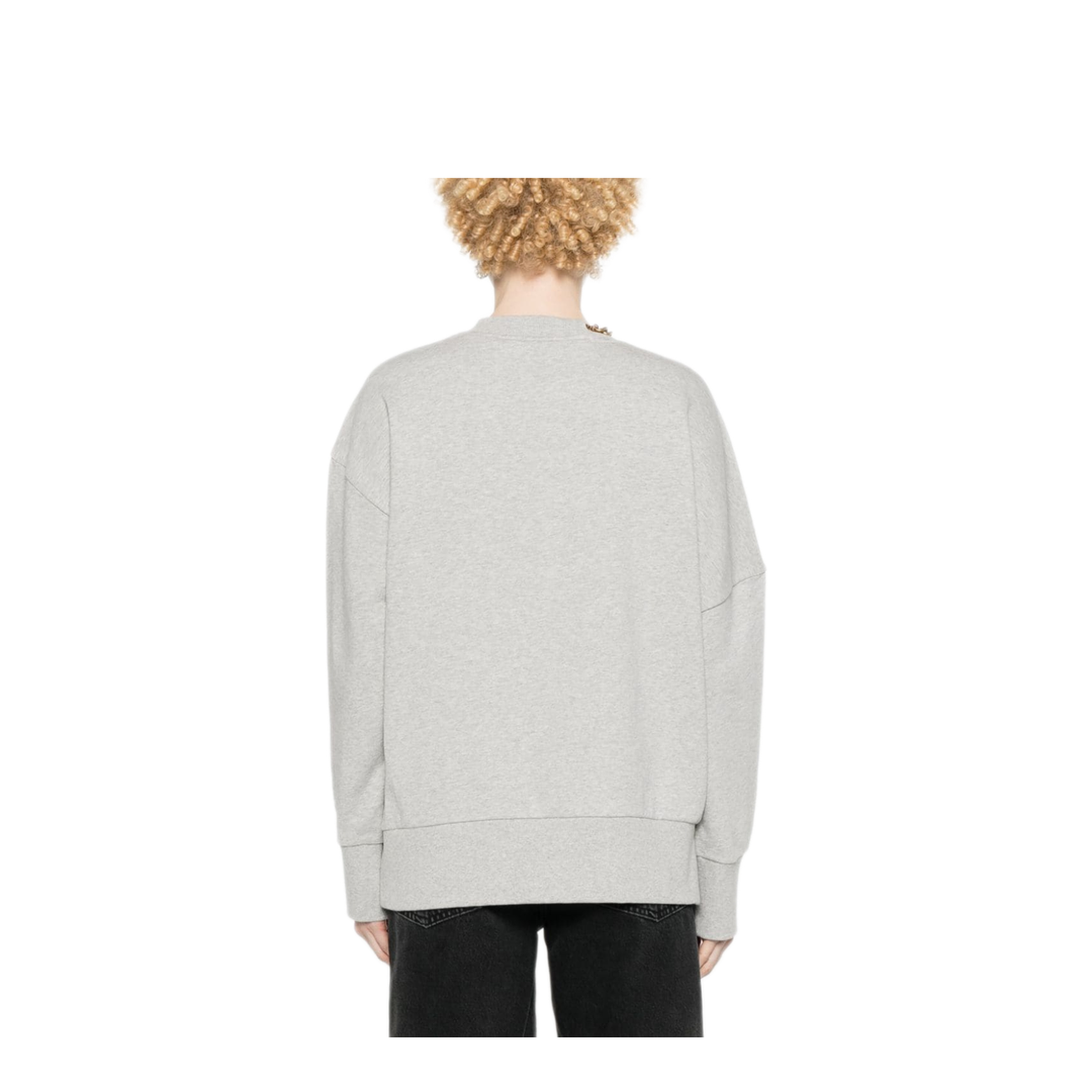 MAYFEYR - Stella Mccartney - Chain-Link-Detailing Mélange Sweatshirt - 6J03273SPZ361264
