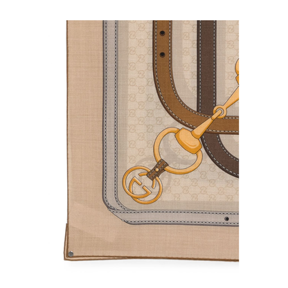 MAYFEYR - Gucci - Beige Gg Supreme Pattern Scarf - A007EB3GARI9700