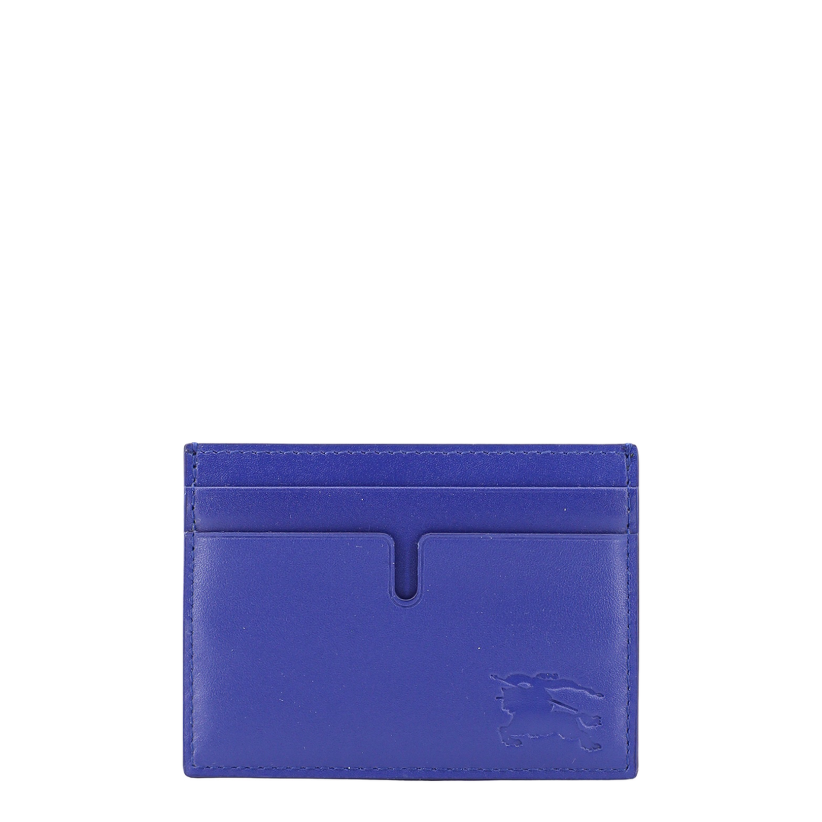 Blue Leather Card Holder