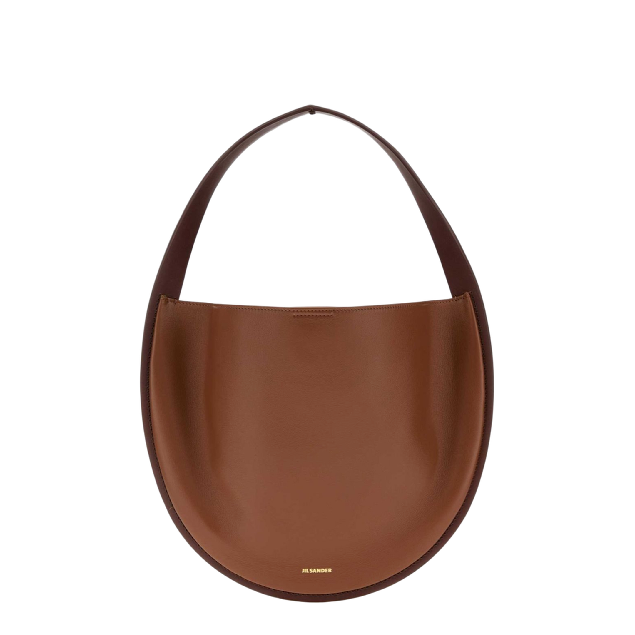 MAYFEYR - Jil Sander - Caramel Leather Pivot Shoulder Bag - J08ZH0103P9166520
