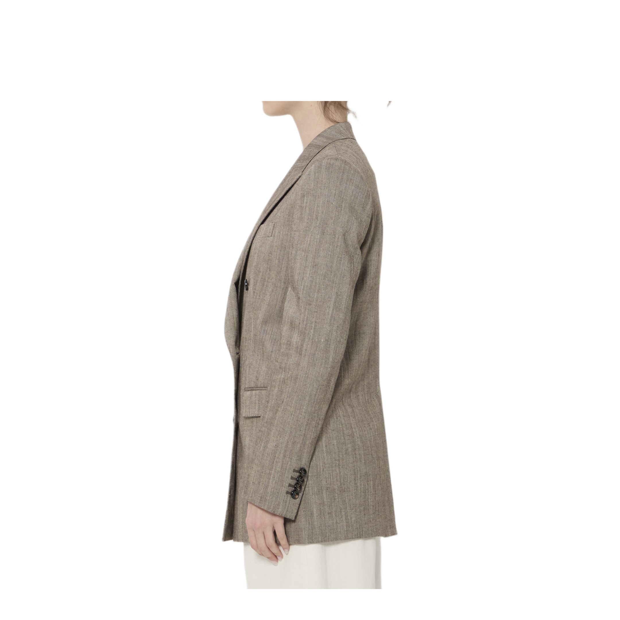 MAYFEYR - Tagliatore - Brown Double Breasted Jacket - JJASMINEA40006M1200