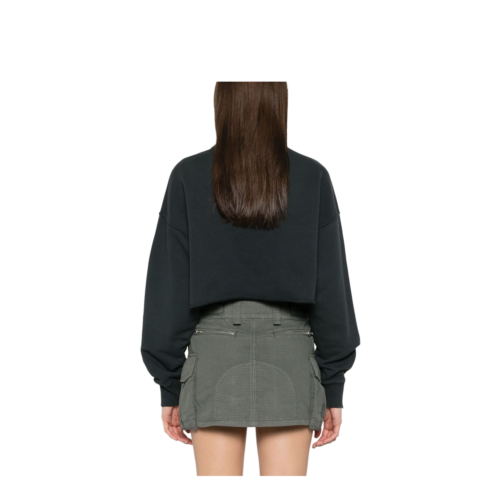 Organic Cotton Cropped Sweatshirt