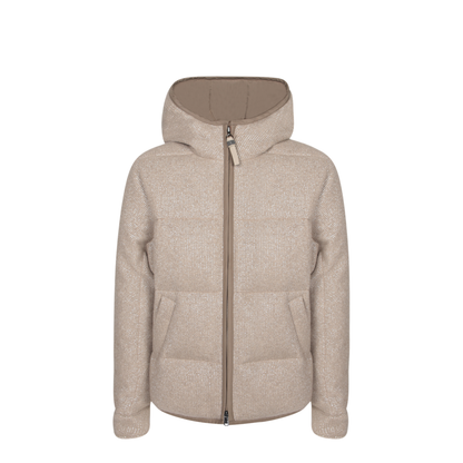 Hooded Jacket with Front Zip Closure, Functional Pockets