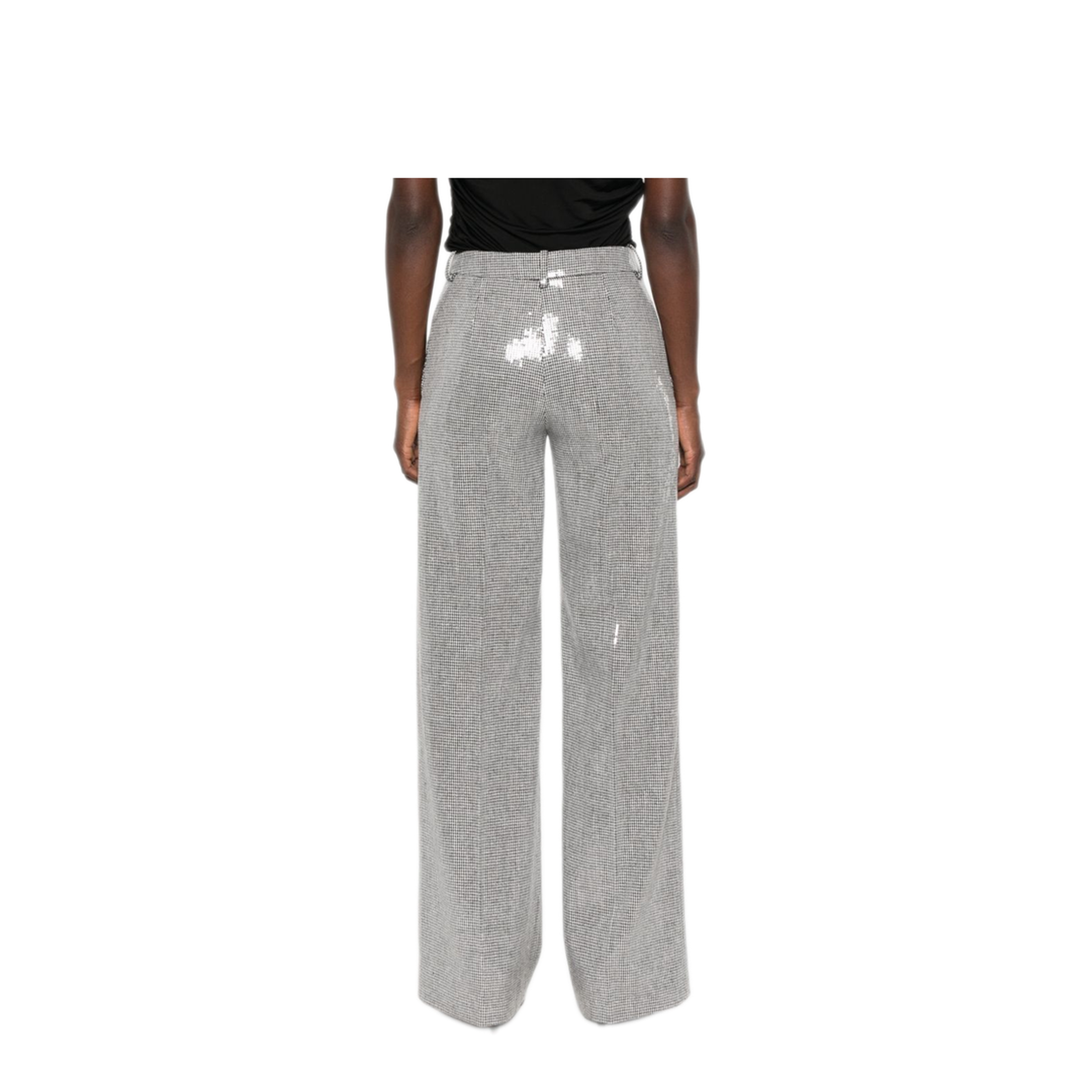 MAYFEYR - Ermanno Firenze - Trousers Silver - D49EP038EZ3MF062