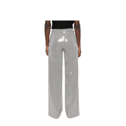 MAYFEYR - Ermanno Firenze - Trousers Silver - D49EP038EZ3MF062
