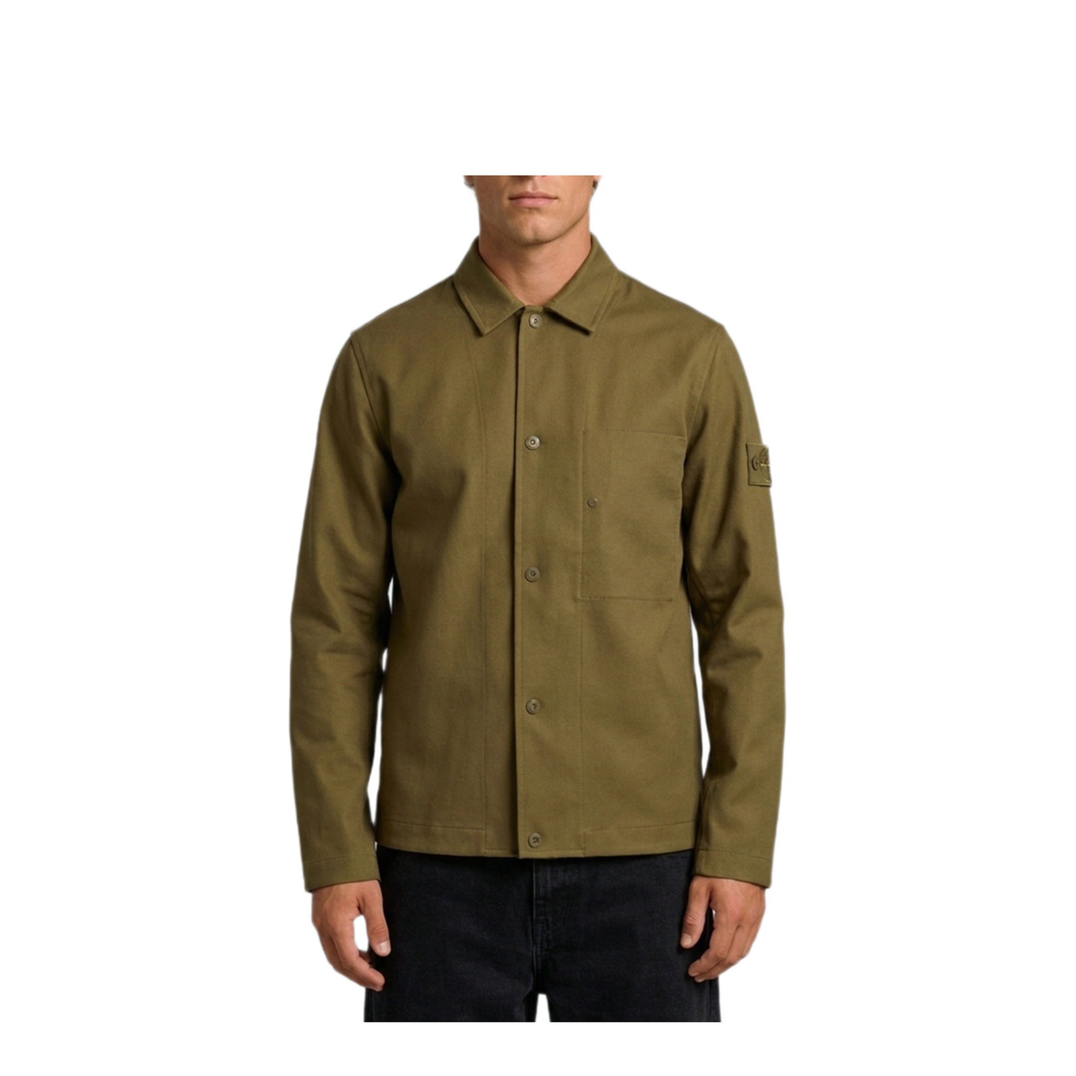 MAYFEYR - Stone Island - Military Green Ghost Overshirt - L2S151200020S0F24V0054