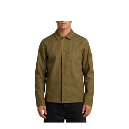 MAYFEYR - Stone Island - Military Green Ghost Overshirt - L2S151200020S0F24V0054