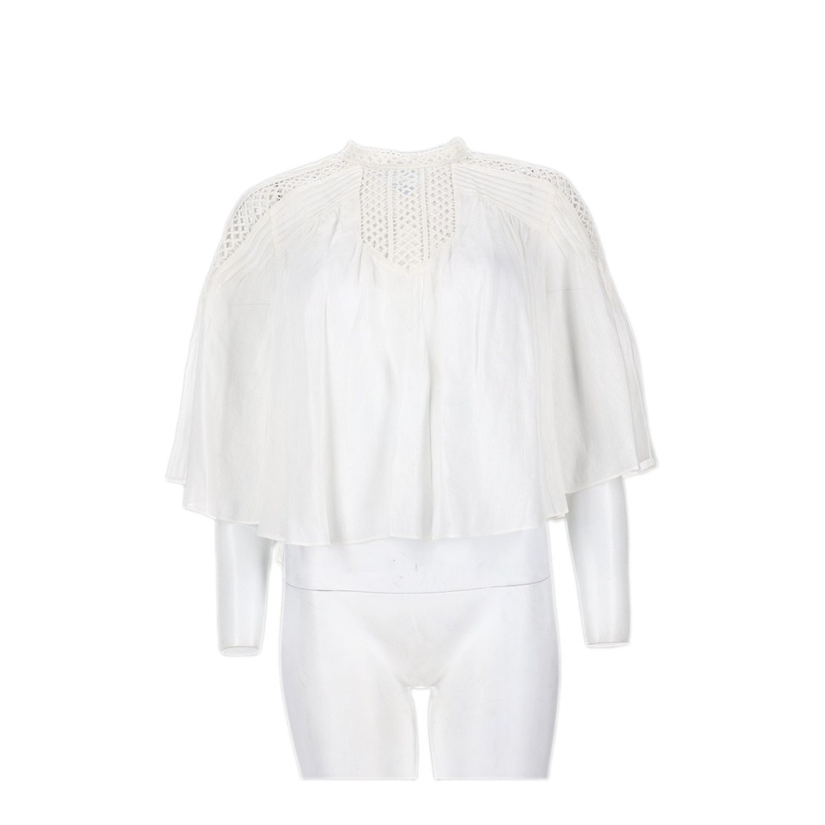 MAYFEYR - Isabel Marant Étoile - Plissettata Blouse In Linen Mix - HT0902FAD3J04E20WH