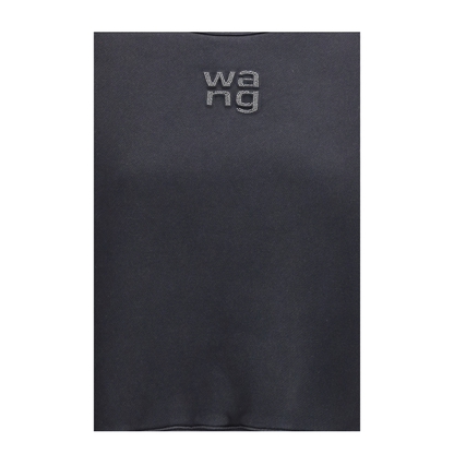 MAYFEYR - Alexander Wang - Crystal Hotfix Logo Sweatshirt - 4CC1261219