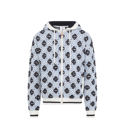 MAYFEYR - Casablanca - Monogram Zip Up Hoodie - MPF26KW140401CC