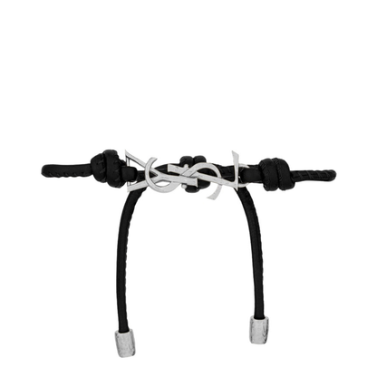 MAYFEYR - Saint Laurent - Cassandre Leather Bracelet - 861459AAEKF1000