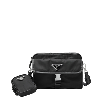MAYFEYR - Prada - Black Re-Nylon Cross-Body Bag - 2VH133XMP2DMHF0002