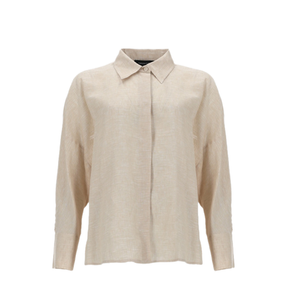 MAYFEYR - Fabiana Filippi - Cropped Linen Shirt - CAD276F309M1610160