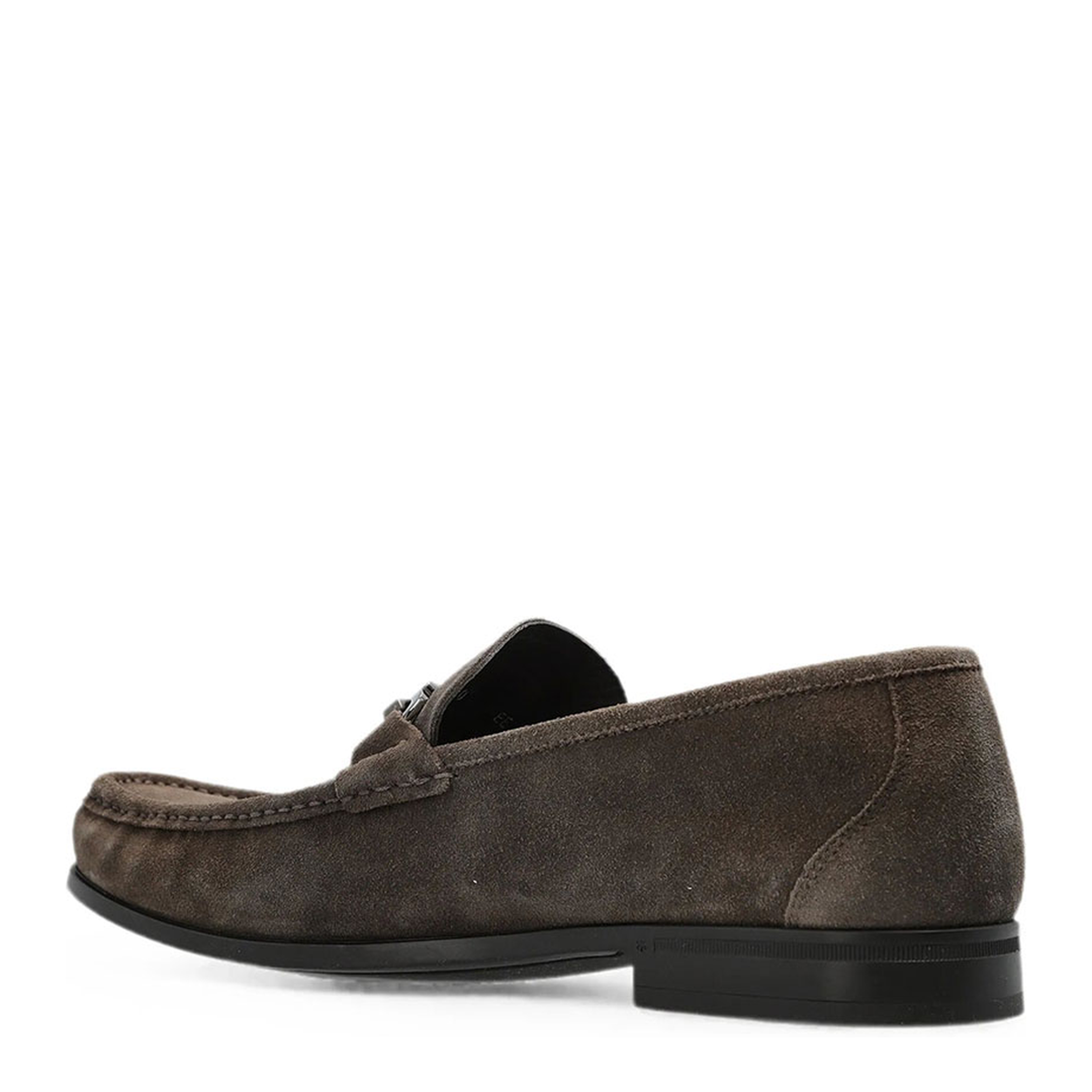MAYFEYR - Ferragamo - Gancini Ornament Suede Loafers - 0293920794895