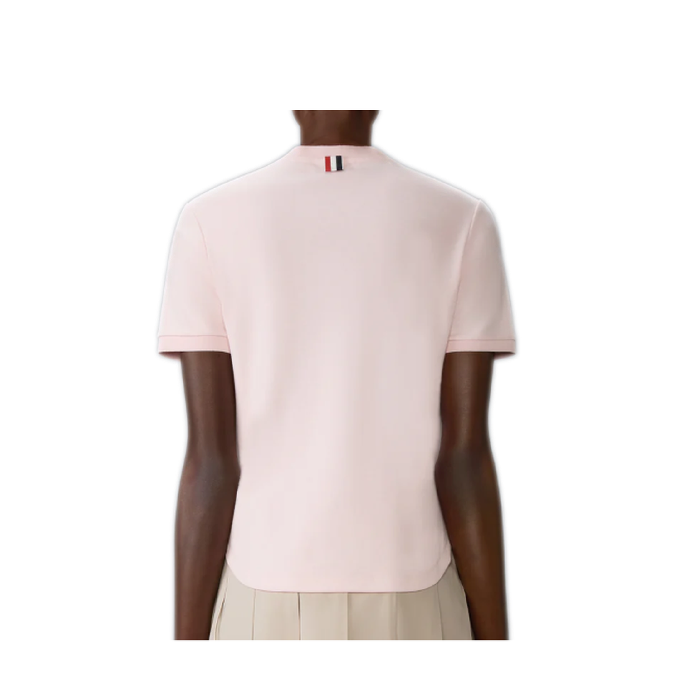 MAYFEYR - Thom Browne - Short Sleeve Tee In Cotton Milano - FJS223AJ0055640