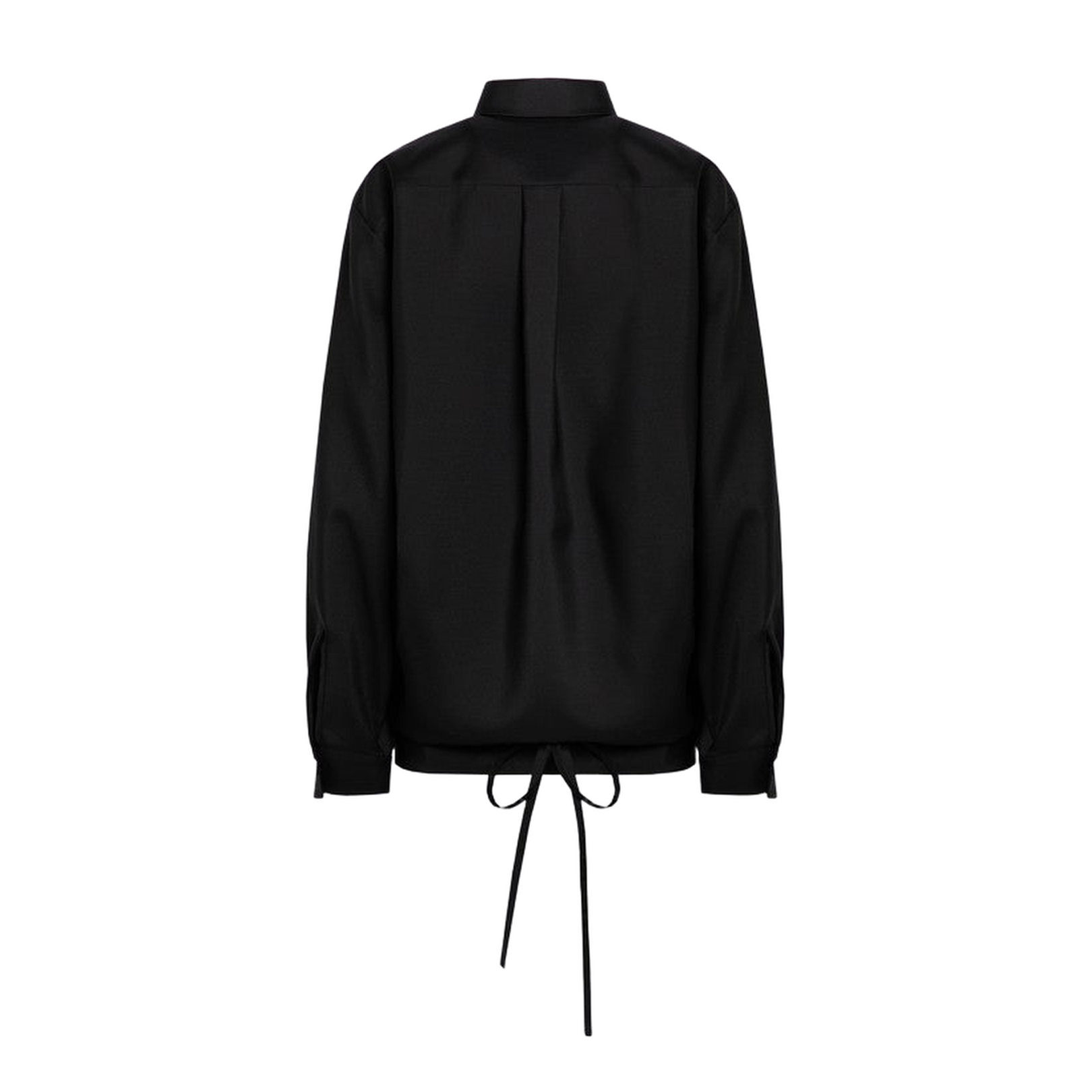 Black Shirt with Drawstring
