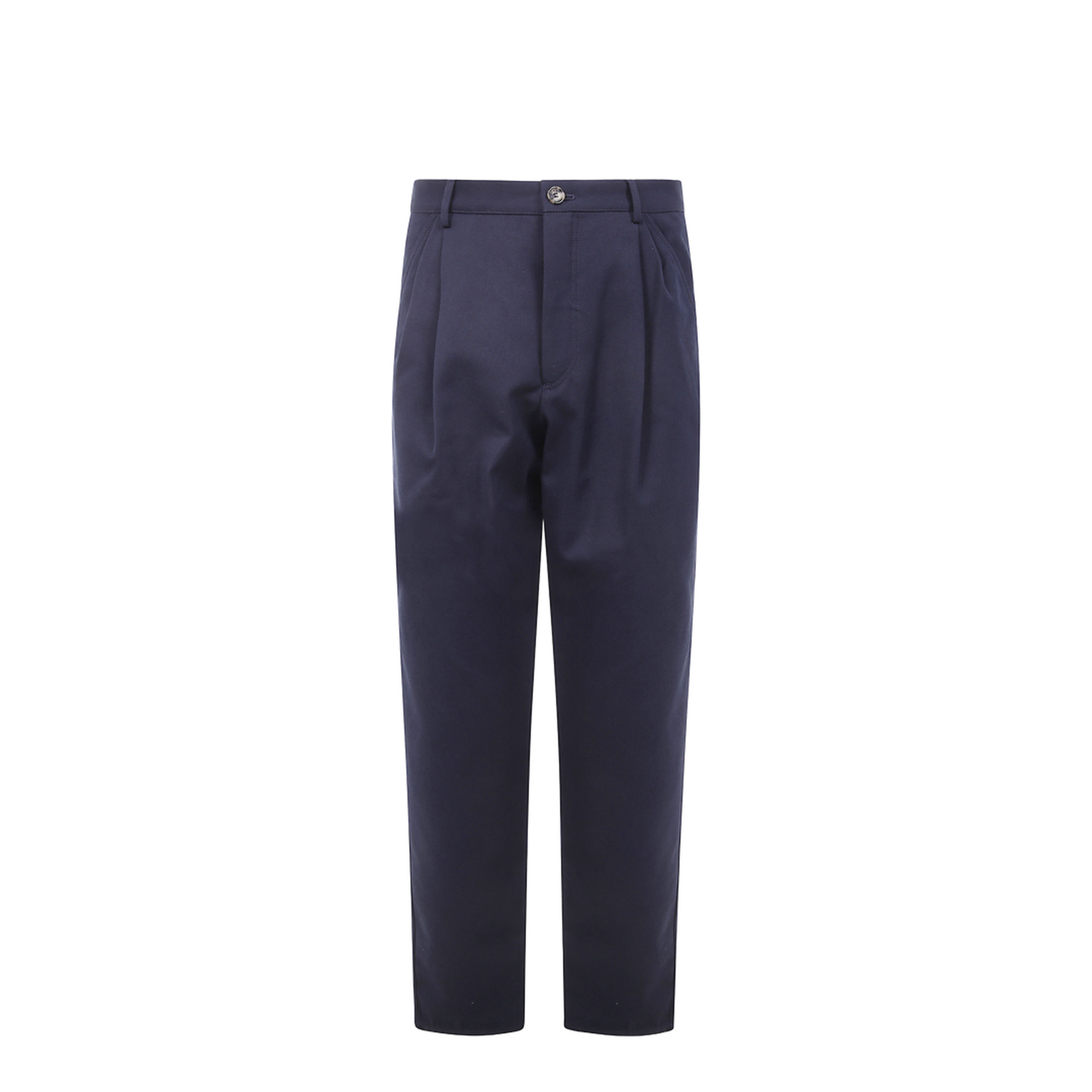 DOUBLE PIENCES CHINO TROUSERS BLACK