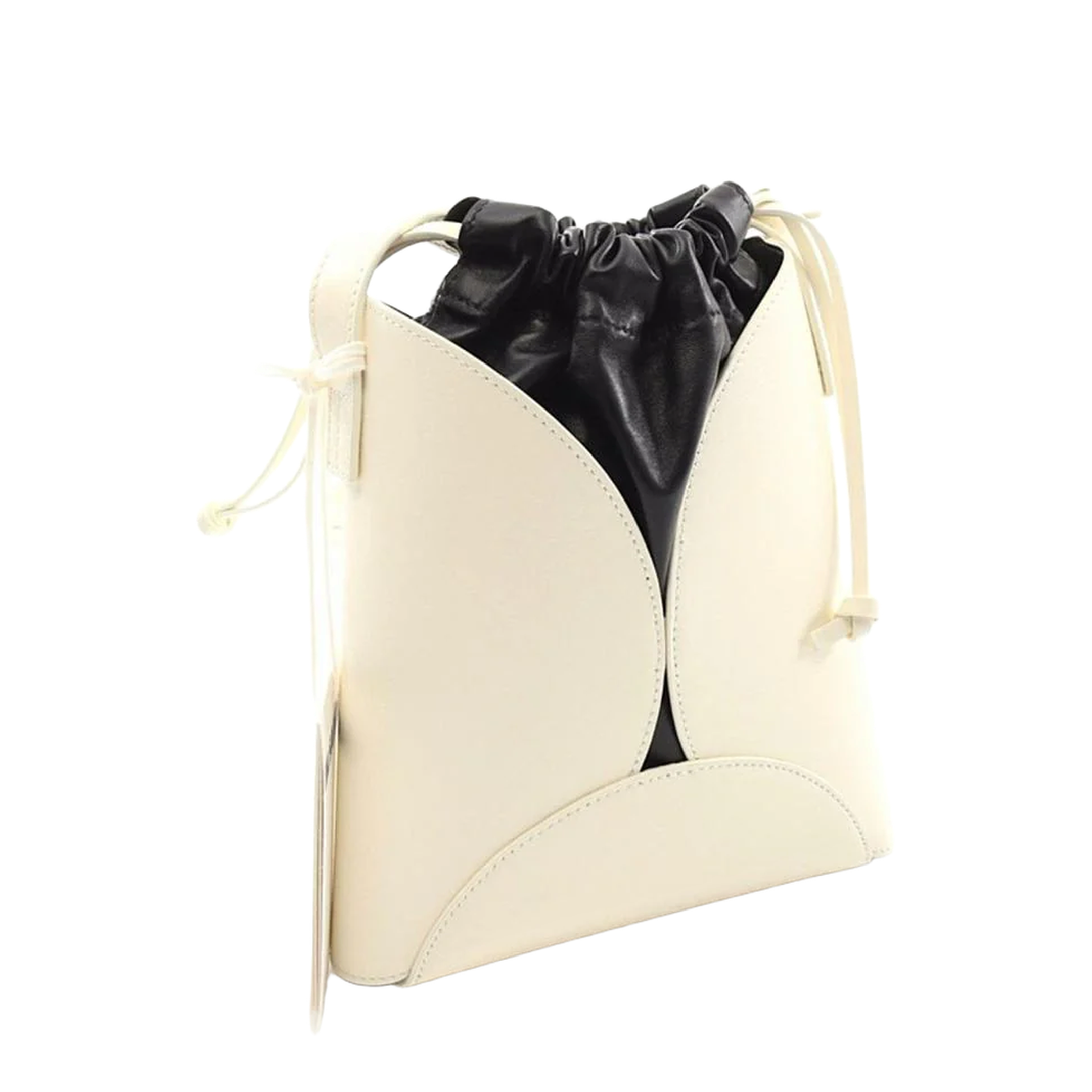Bucket Bag Leather White